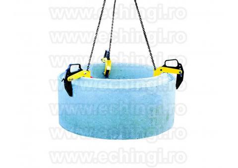 Dispozitive de ridicare din lant cu clesti pentru tuburi de beton model   BTG 50-180mm · foto 4 din 4