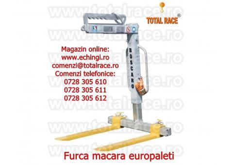 Furci macara cu lame reglabile