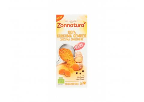  Zonnatura Ceai BIO Turmeric si Ghimbir Total Blue 