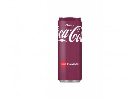 Coca Cola Cherry import Olanda, 330 ml, doza