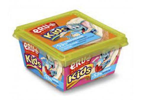 Branzeturi olandeze ERU Kids branza tartinabila Total Blue