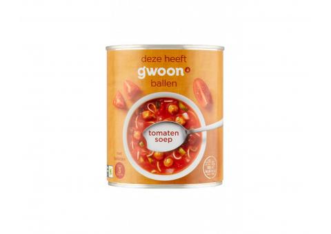 G’woon supa de rosii cu mini chiftelute si paste Total Blue