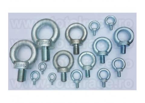 Inel de ridicare surub DIN 580 otel · foto 3 din 5