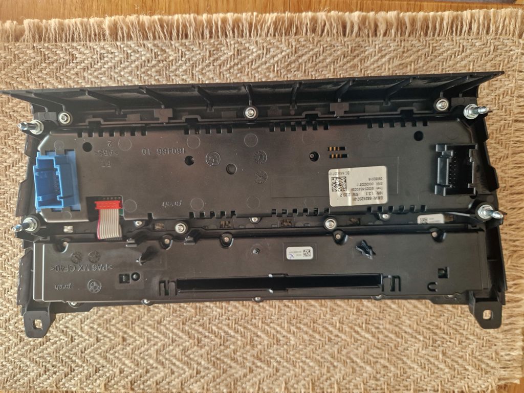 Vand panou clima BMW f10 f01 facelift · foto 2 din 2