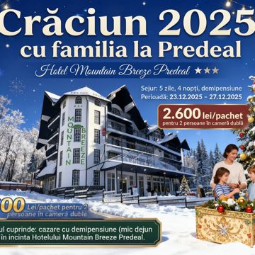 Imagine pentru Crăciun 2025 cu familia la Predeal
