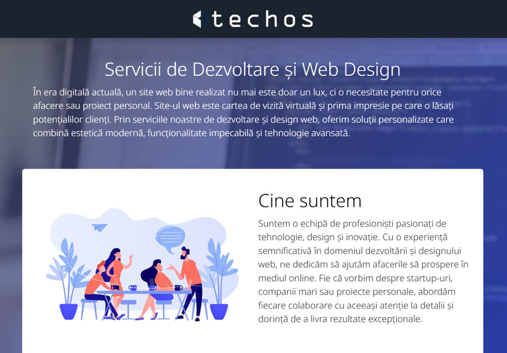 Creare site web profesional – firme / PFA / SRL