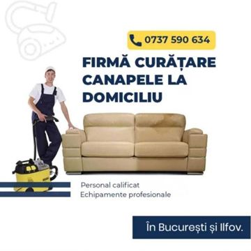 Imagine pentru Curatare profesionala pentru canapele si saltele la domiciliu. Profita ACUM