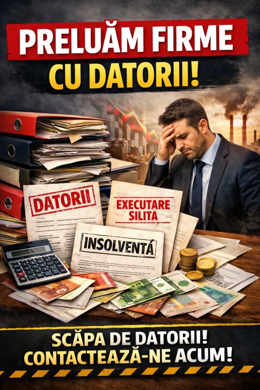 Preluam firme cu datorii