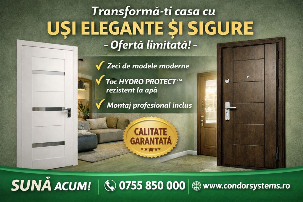 Solutii complete de usi  -  condorsystems.ro · foto 1 din 1