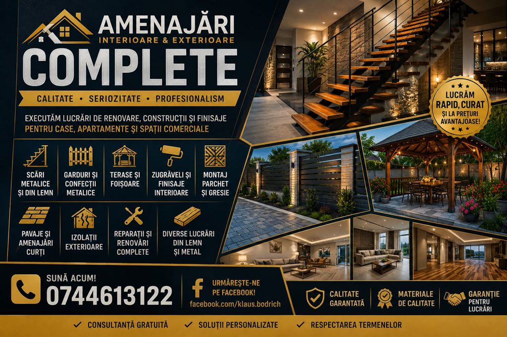 Amenajari exterioare complete · foto 1 din 1