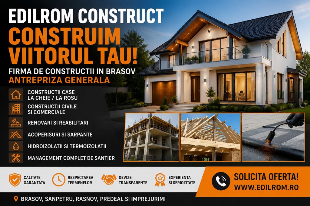 Firma Constructii Brasov la cheie · foto 1 din 1