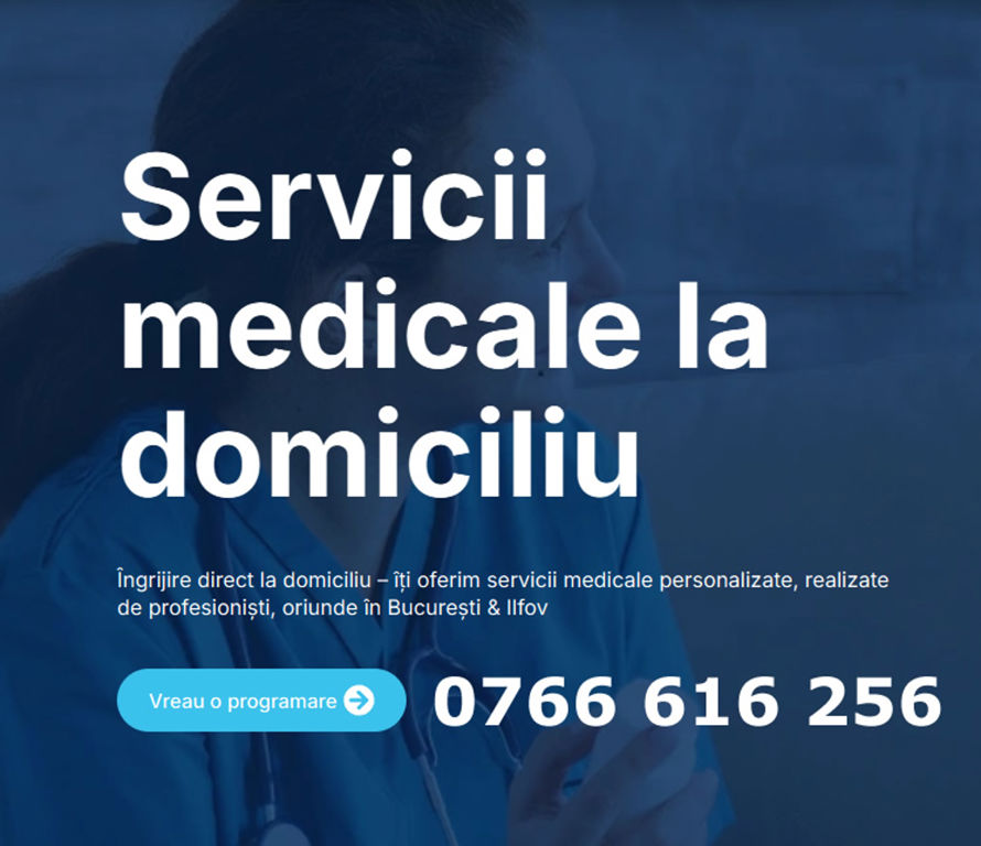 Servicii medicale la domiciliu oriunde in Bucuresti si Ilfov · foto 1 din 1